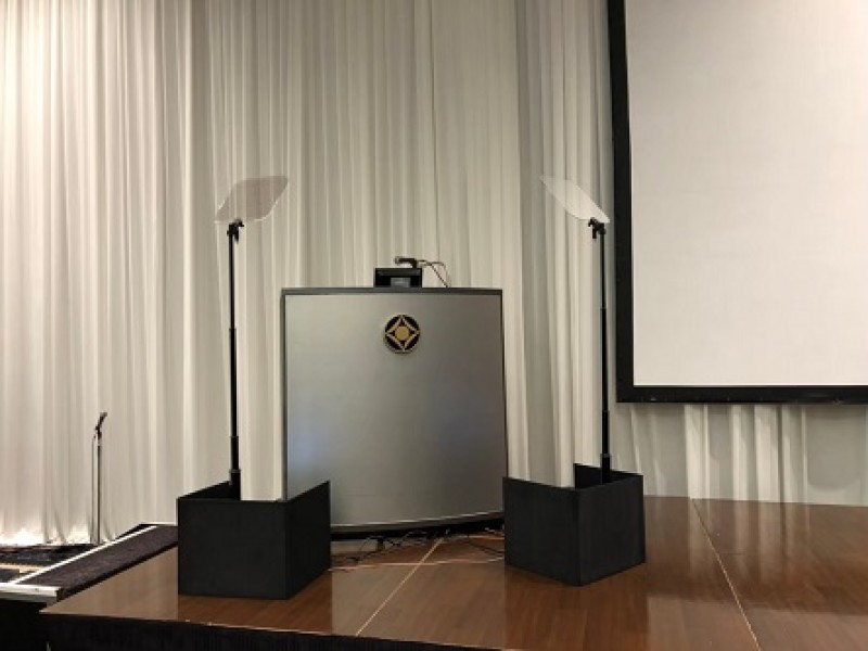 大学の講演支援スピーチプロンプター導入セミナー